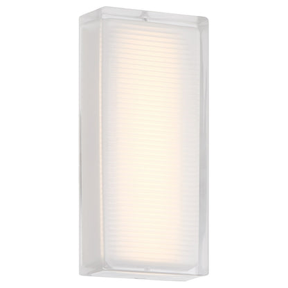 Access Porto LED Outdoor Wall Mt, 10.25"H, White/Frosted