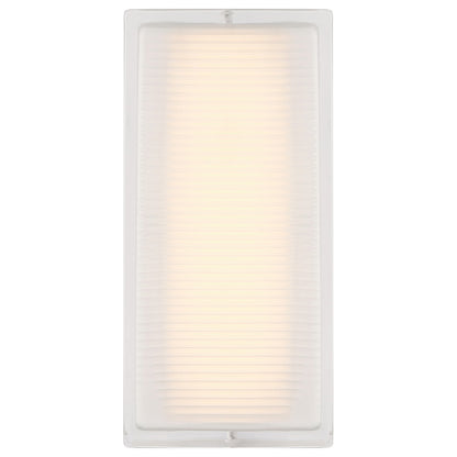 Access Porto LED Outdoor Wall Mt, 10.25"H, White/Frosted