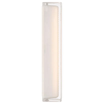 Access Porto LED Outdoor Wall Mt, 10.25"H, White/Frosted