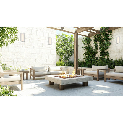 Access Porto LED Outdoor Wall Mt, 10.25"H, White/Frosted