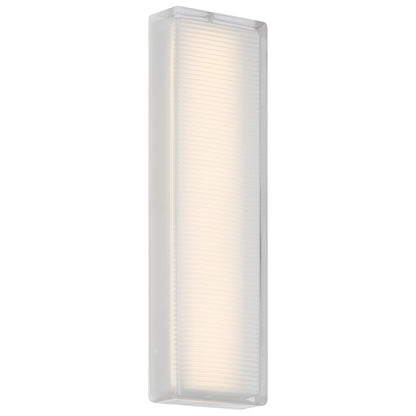 Access Porto LED Outdoor Wall Mt, 16.25'H, White/Frosted