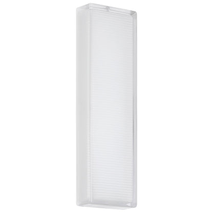 Access Porto LED Outdoor Wall Mt, 16.25'H, White/Frosted