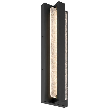 Access Riviera LED Outdoor Wall Mt, 18"H, Black/Textured