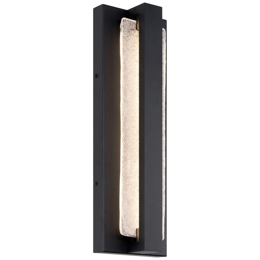 Access Riviera LED Outdoor Wall Mt, 23.5"H, Black/Textured