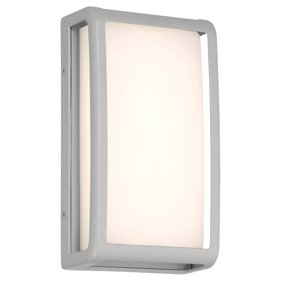 Access Lighting Montana Outdoor LED Wall, Satin/White - 20024LEDDMG-SAT-ACR