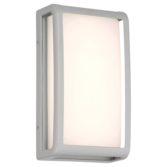 Access Lighting Montana Outdoor LED Wall, Satin/White - 20024LEDDMG-SAT-ACR