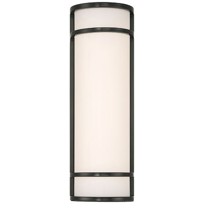 Access Cove Backup Outdoor LED Wall Mt, Black/Acrylic Lens