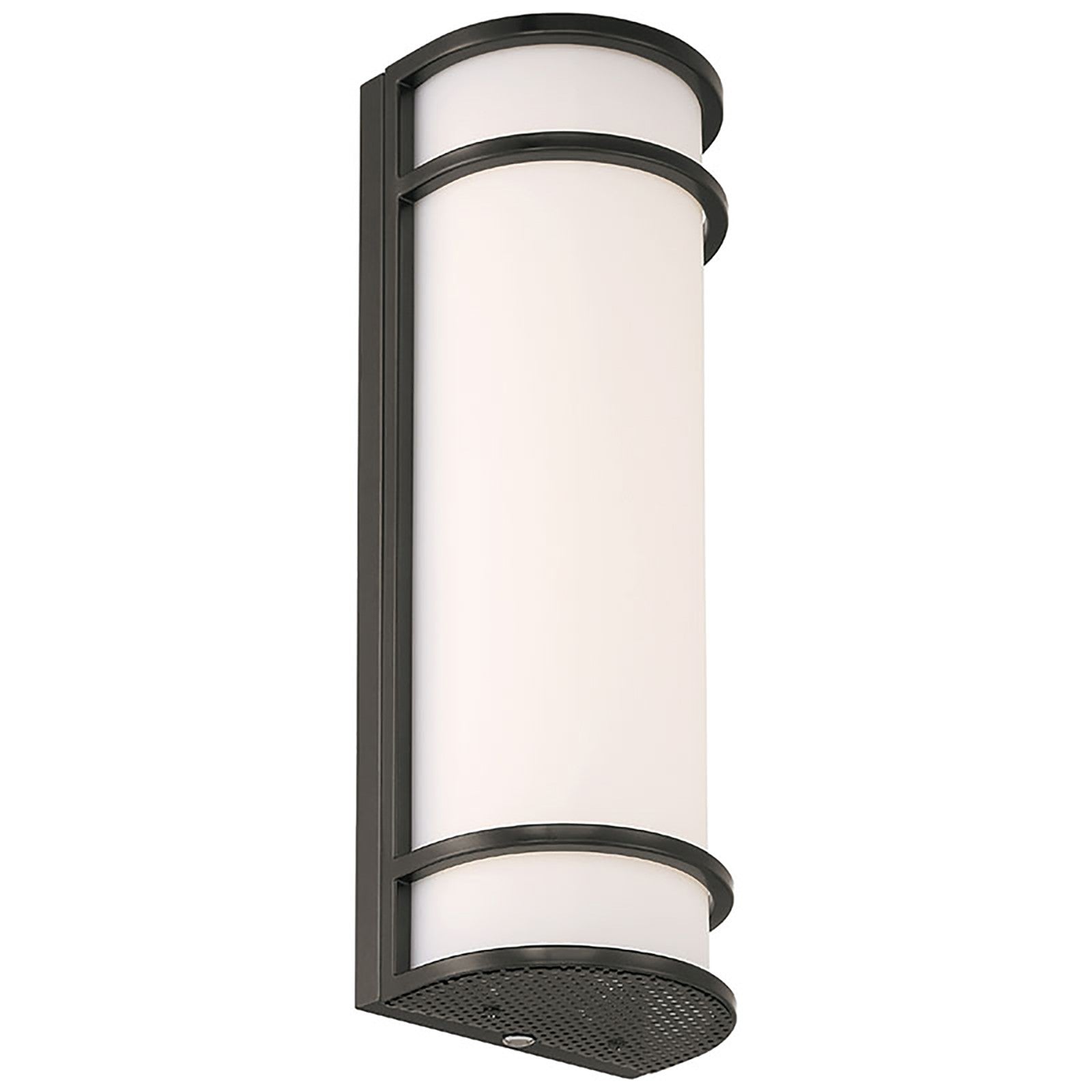 Access Cove Backup Outdoor LED Wall Mt, Black/Acrylic Lens