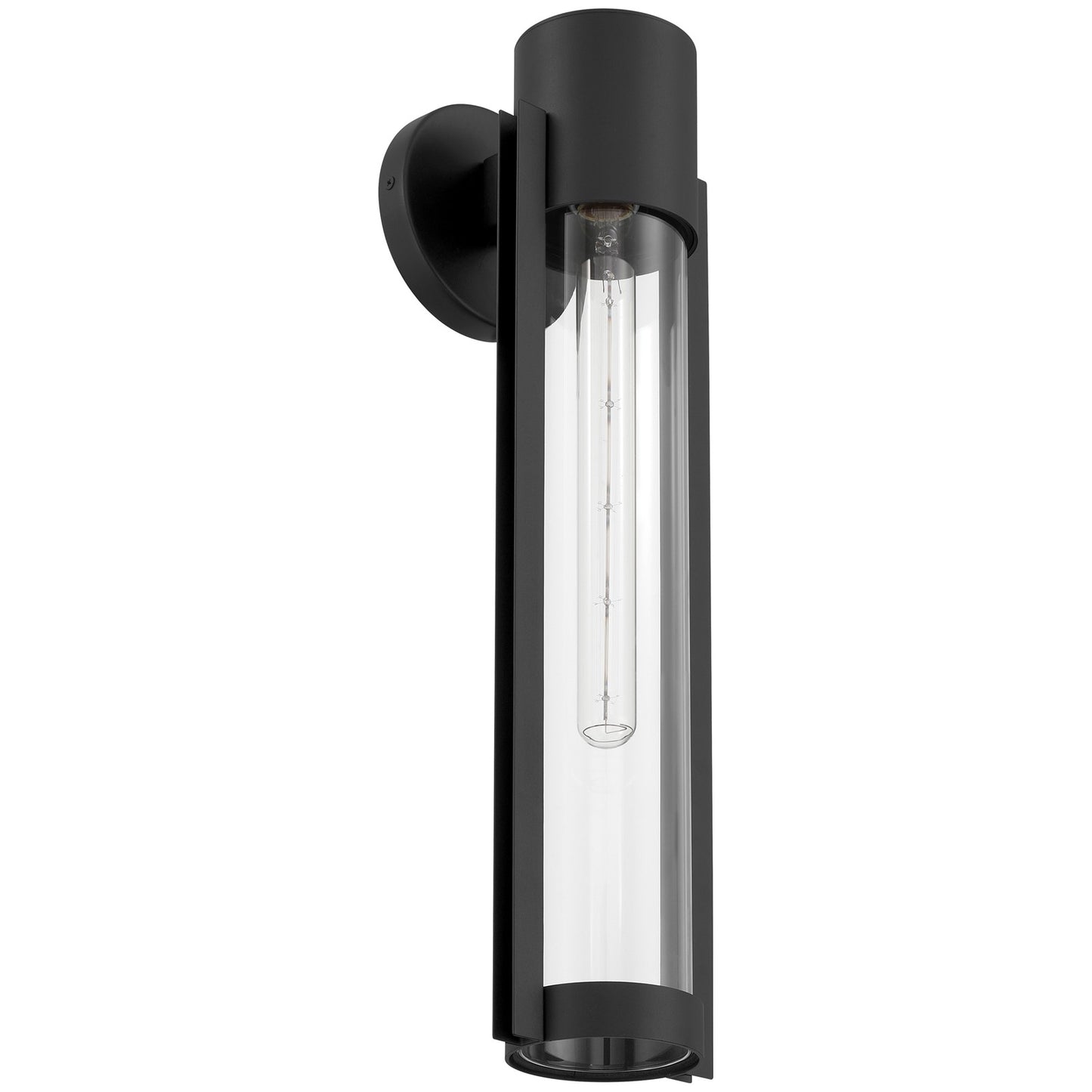 Access Lighting Coastal Outdoor Wall Mount, 20"H, Black/Clr