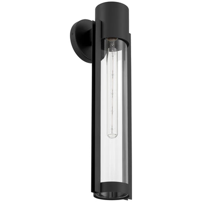 Access Lighting Coastal Outdoor Wall Mount, 20"H, Black/Clr