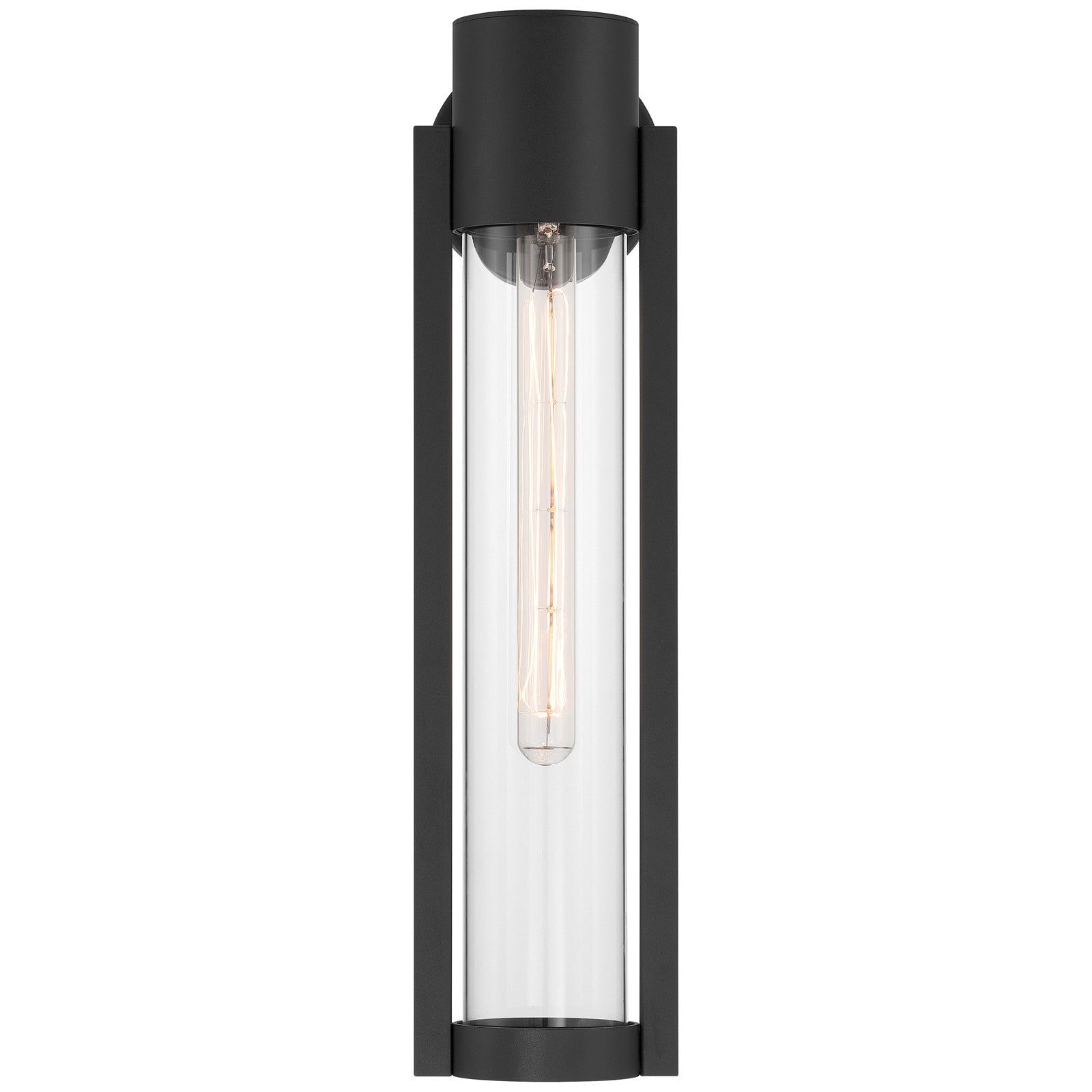 Access Lighting Coastal Outdoor Wall Mount, 20"H, Black/Clr