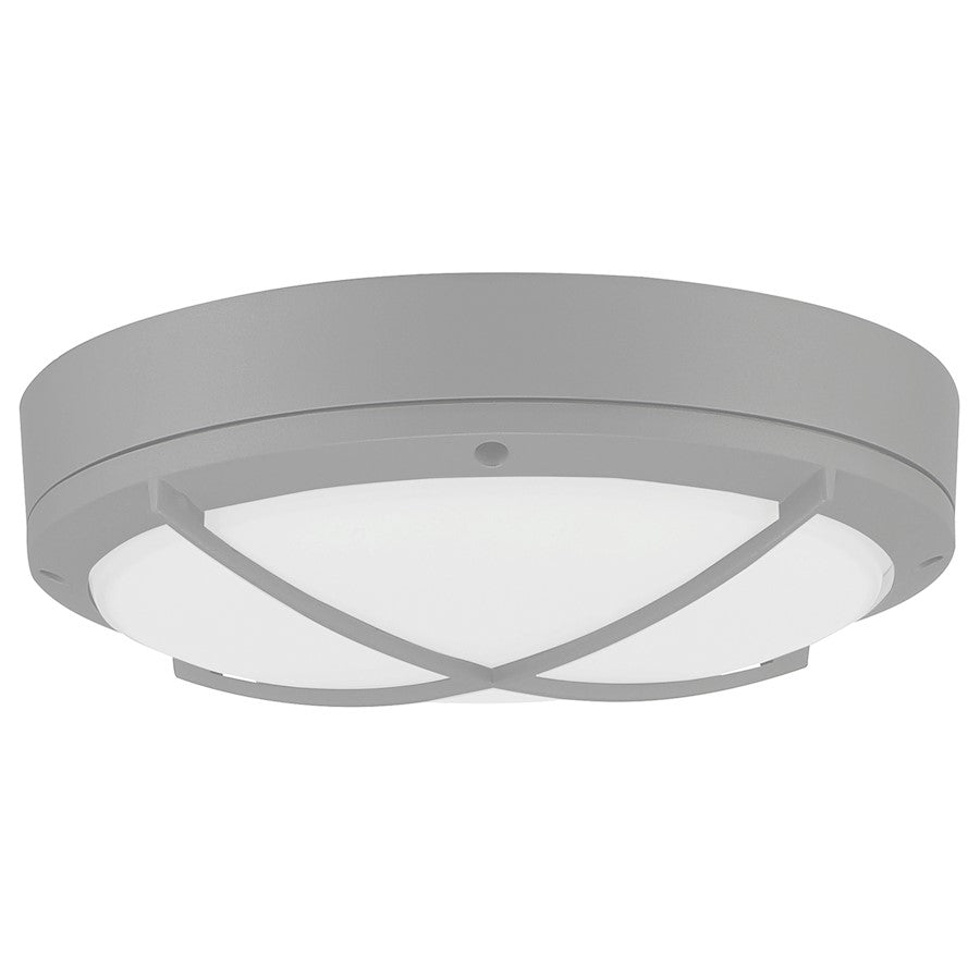 Access Lighting Meridian Outdoor LED Flush, Satin/Frosted