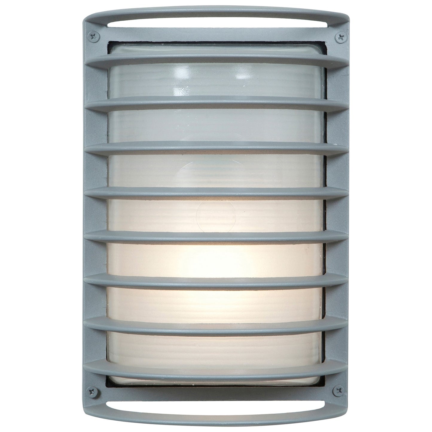 Access Bermuda 1Lt Outdoor LED Wall Mt, Satin/Frosted