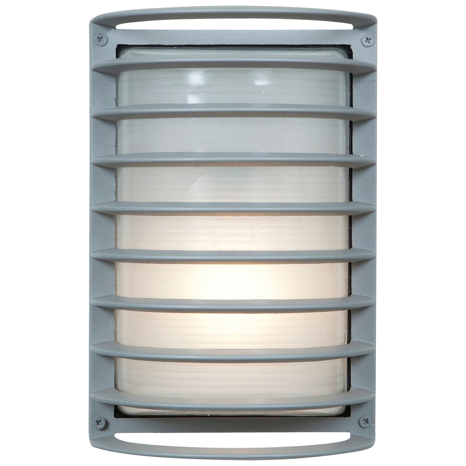 Access Bermuda 1Lt Outdoor LED Wall Mt, Satin/Frosted