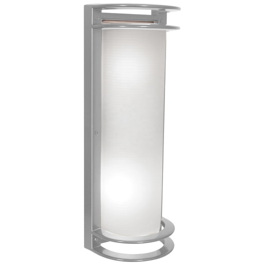 Access Nevis 2Lt Outdoor LED Wall Mt, Satin/Frst