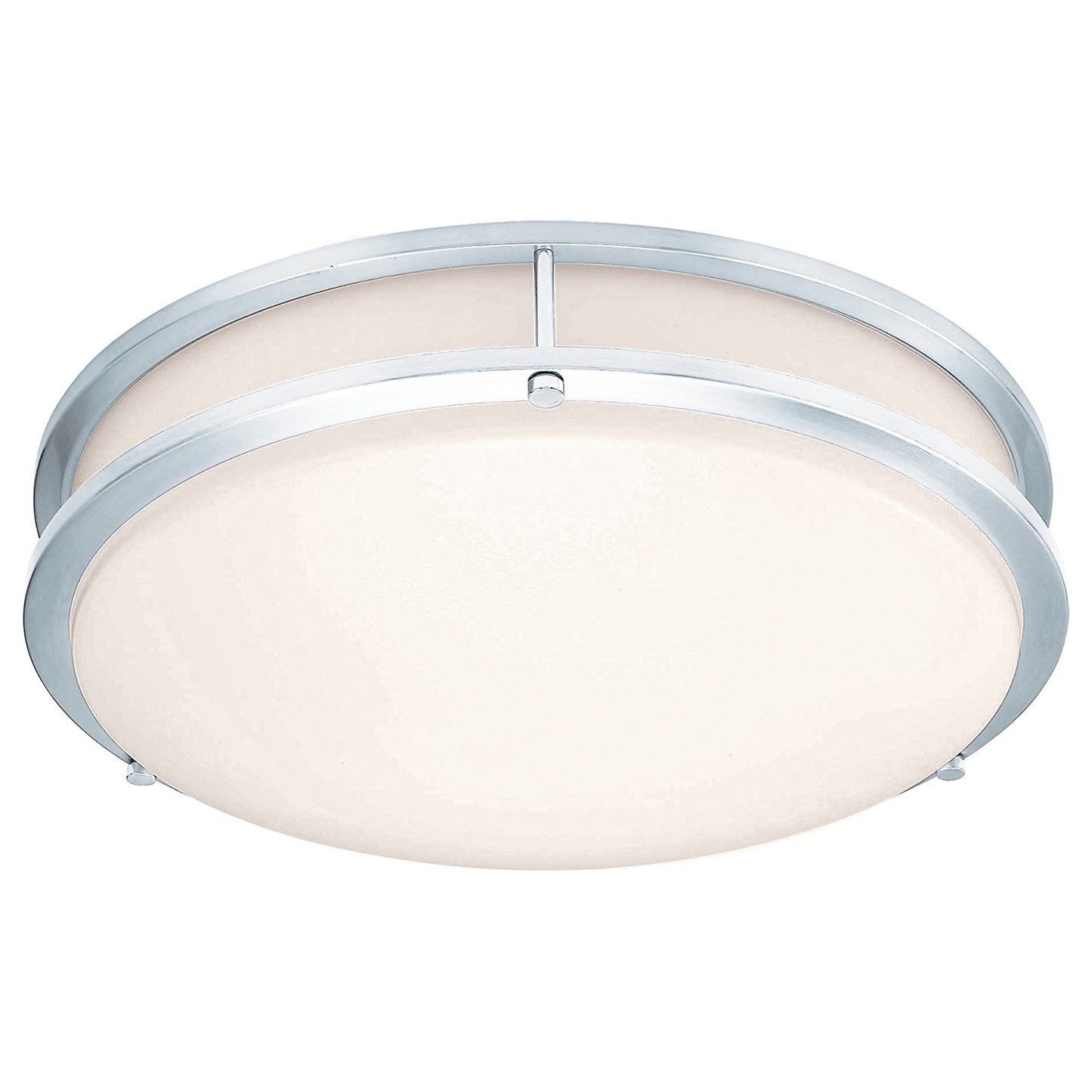 Access Solero III LED Flush Mt, 14", Chrome/Acrylic Lens