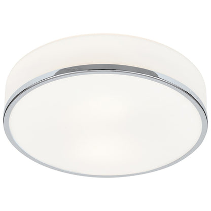 Access Lighting Aero 1 Light Flush Mount, Chrome