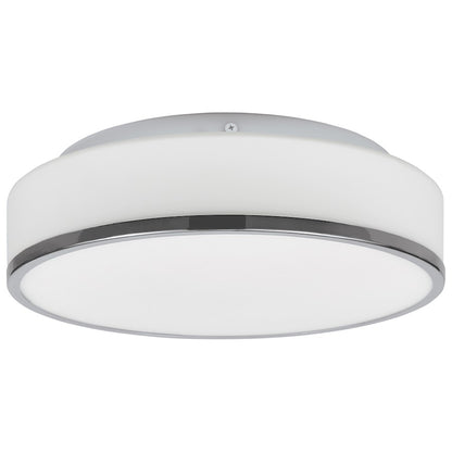 Access Lighting Aero 1 Light Flush Mount, Chrome