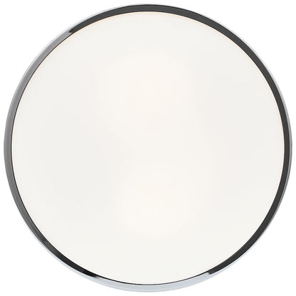 Access Lighting Aero 3 Light 15" Flush Mount, Chrome