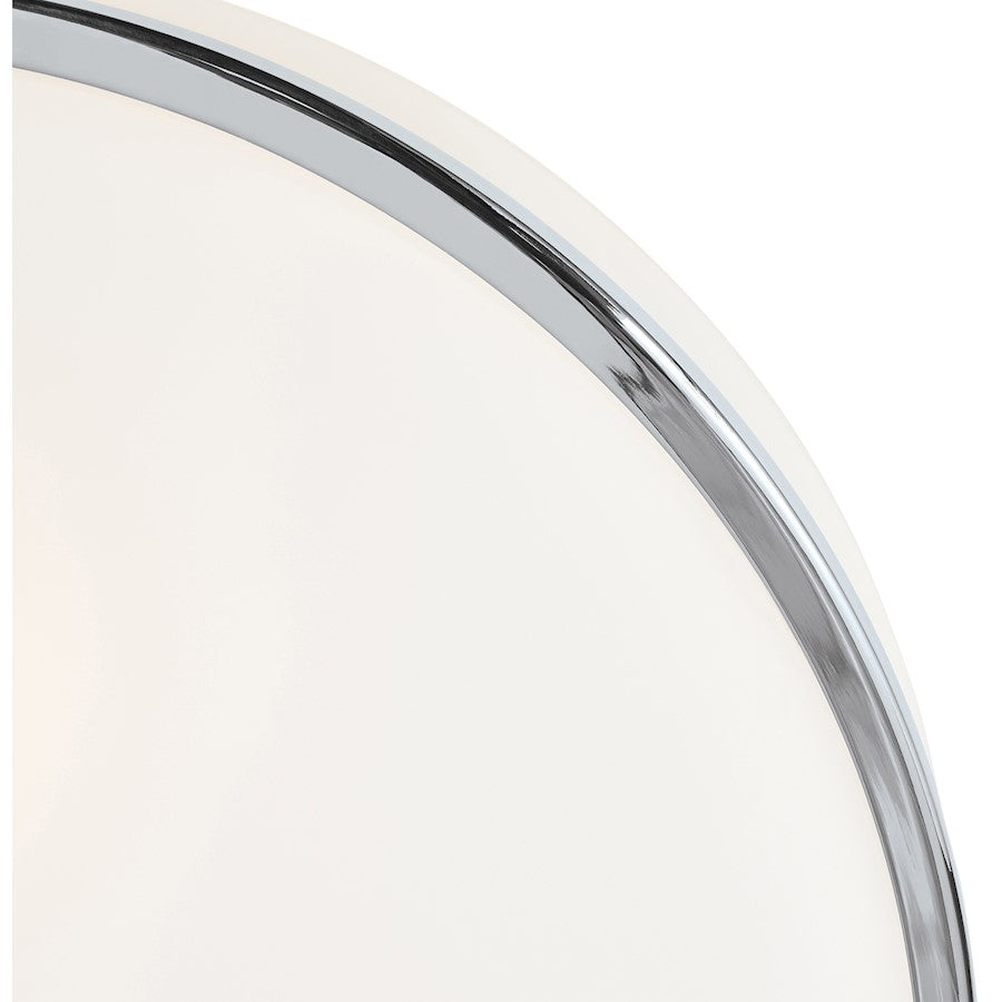Access Lighting Aero 3 Light 15" Flush Mount, Chrome