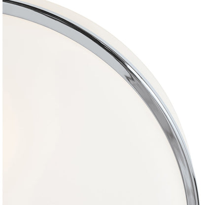 Access Lighting Aero 3 Light 15" Flush Mount, Chrome