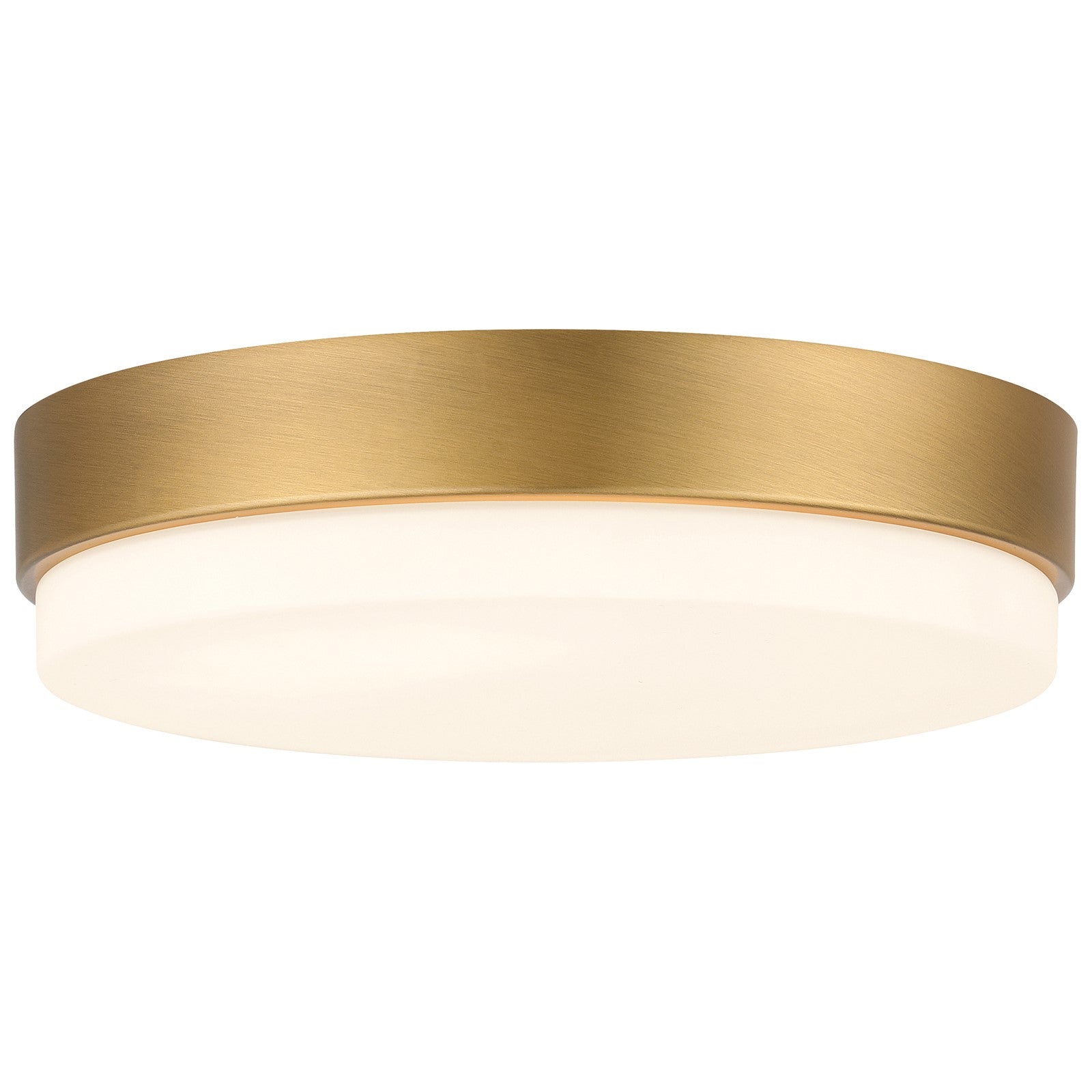Access Roma Minimus LED Flush Mt, Antique Brass/Opal
