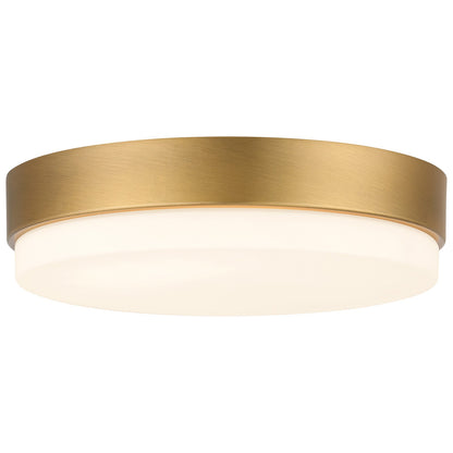 Access Roma Minimus LED Flush Mt, Antique Brass/Opal