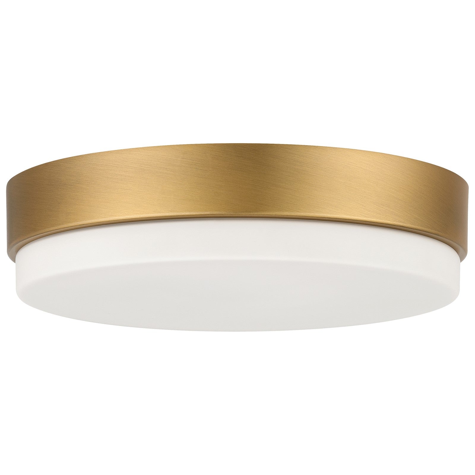 Access Roma Minimus LED Flush Mt, Antique Brass/Opal