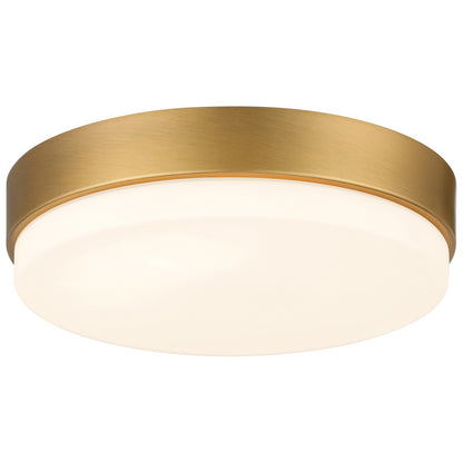 Access Roma Minimus LED Flush Mt, Antique Brass/Opal