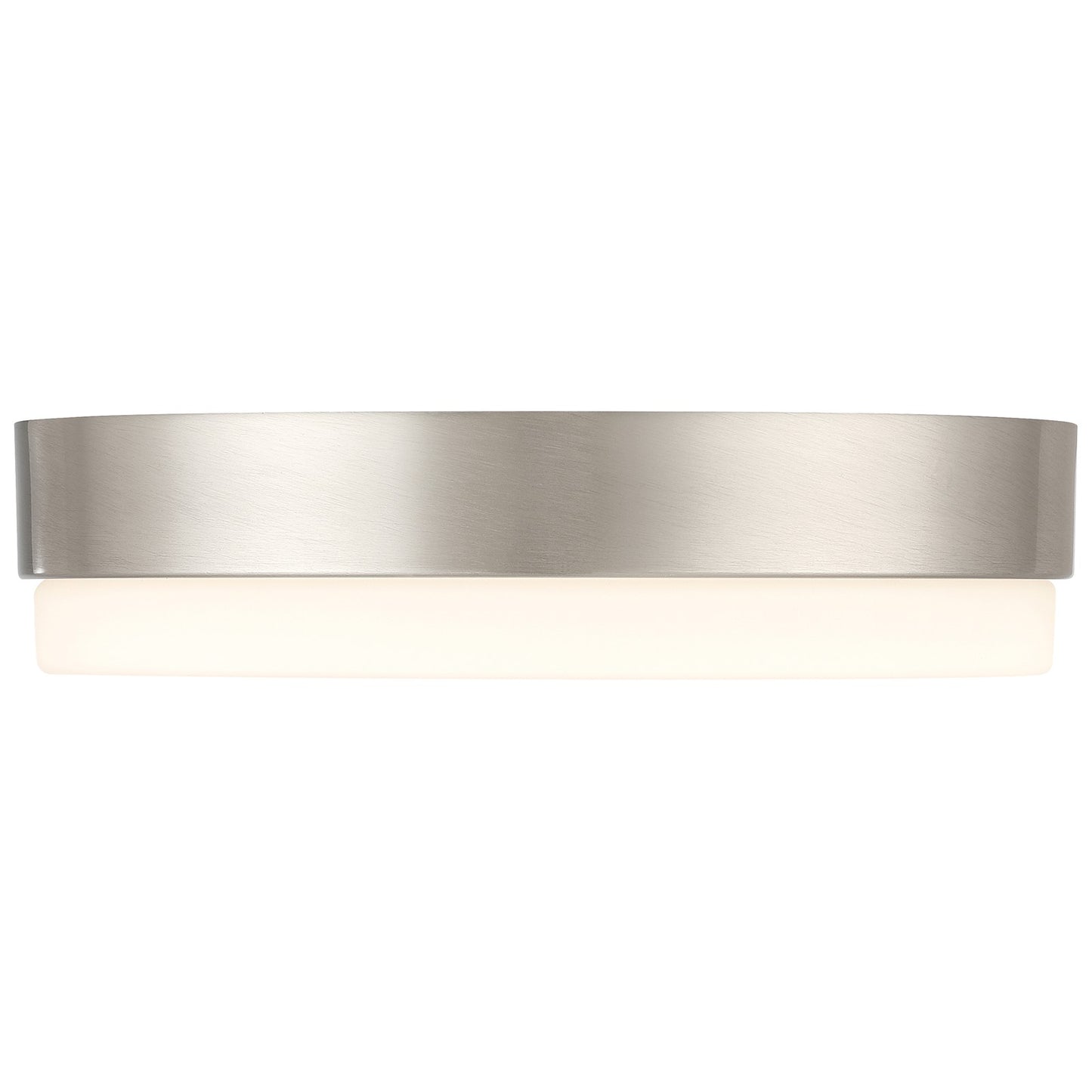 Access Roma Minimus LED Flush Mt, Brushed Steel/Opal