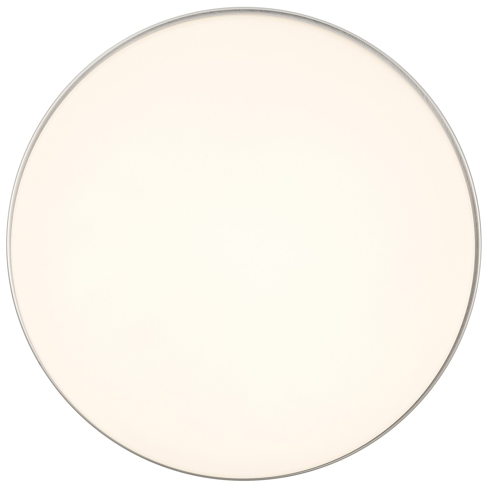 Access Roma Minimus LED Flush Mt, Brushed Steel/Opal