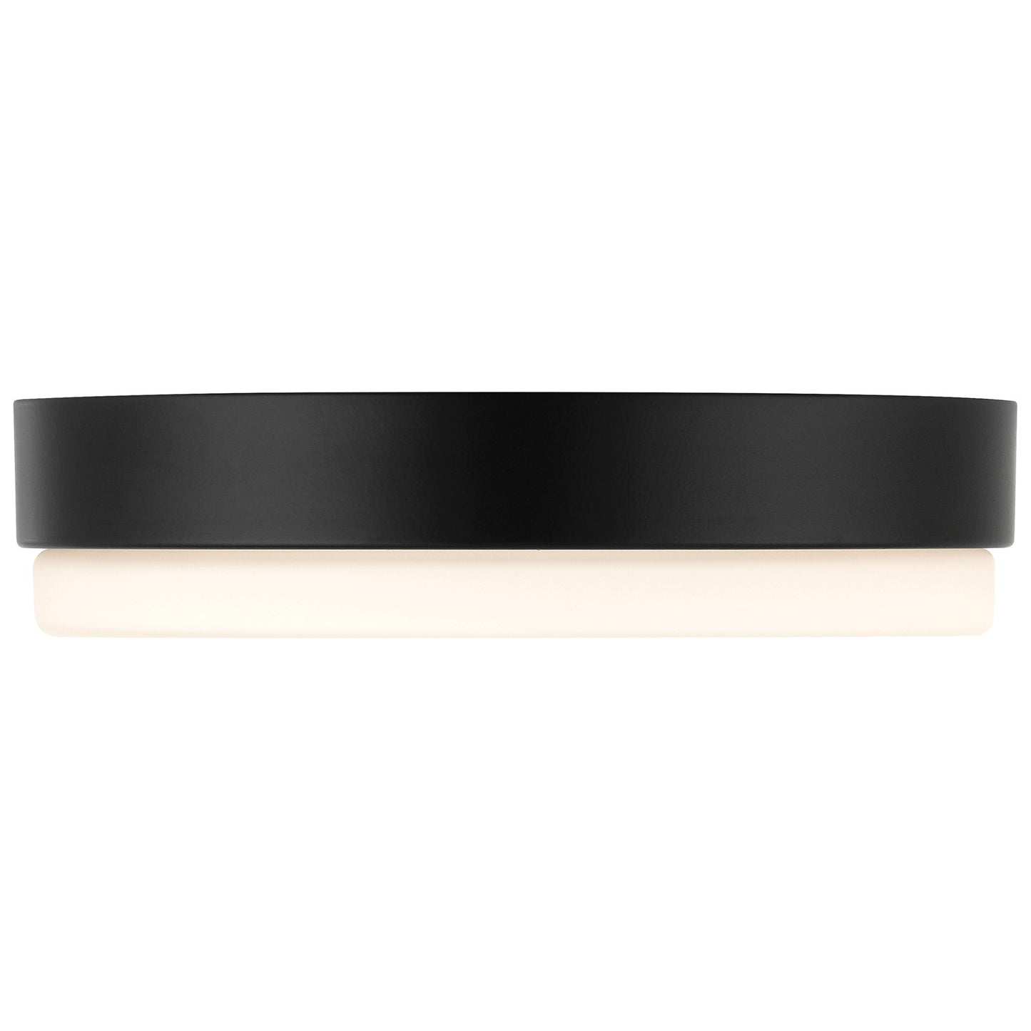 Access Lighting Roma Minimus LED Flush Mount, Matte Black/Opal