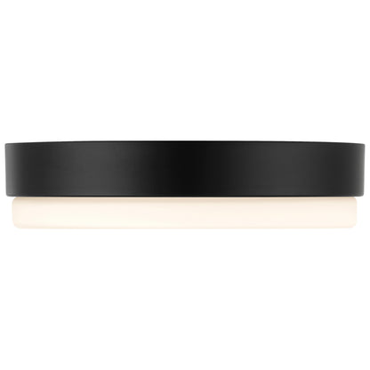 Access Lighting Roma Minimus LED Flush Mount, Matte Black/Opal