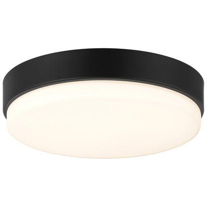 Access Lighting Roma Minimus LED Flush Mount, Matte Black/Opal