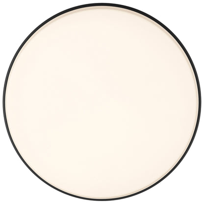 Access Lighting Roma Minimus LED Flush Mount, Matte Black/Opal