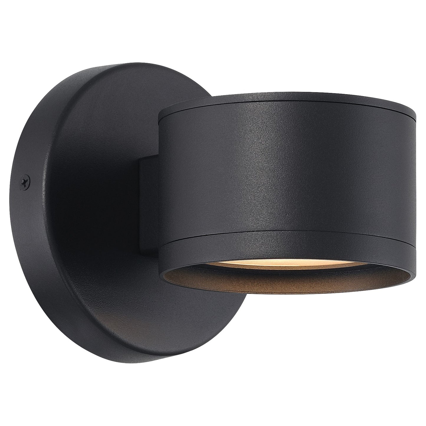Access Ari Bare Outdoor LED Wall Mt, Black/Frosted