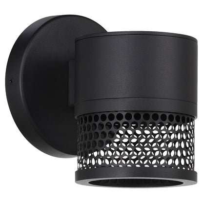 Access Lighting Ari Grid Outdoor LED Wall Mount, Black/Grid
