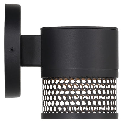 Access Lighting Ari Grid Outdoor LED Wall Mount, Black/Grid