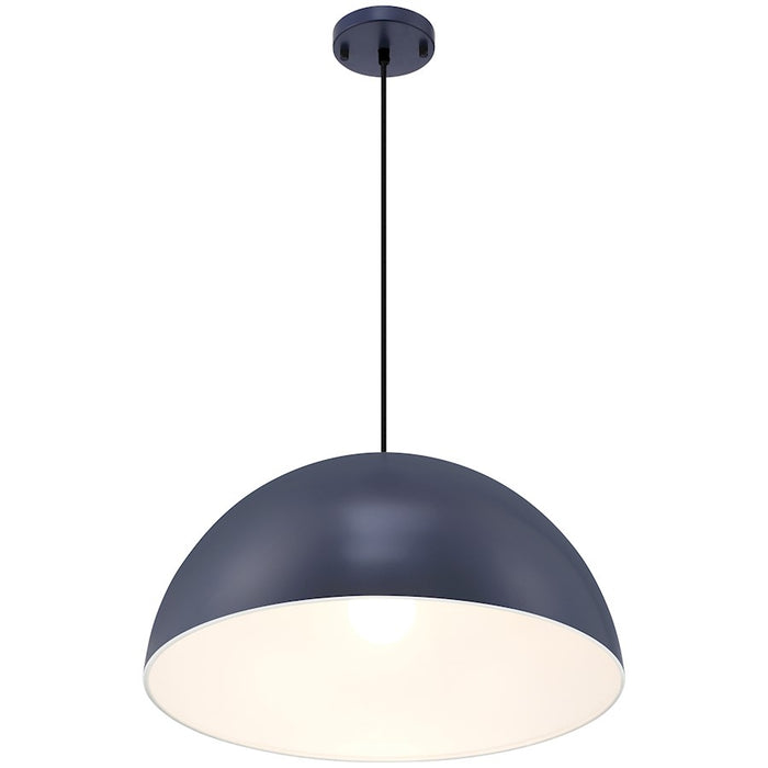 Access Lighting Huck 1 Light Pendant, Navy