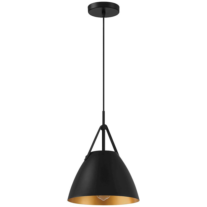 Access Lighting Tanner 1 Light Pendant, Matte Black