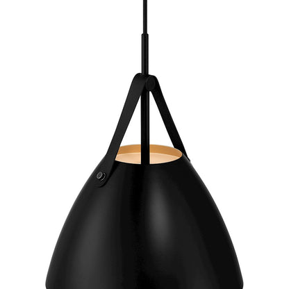 1 Light Pendant, Matte Black