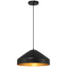 Access Lighting Prism 1 Light Pendant, Matte Black/Matte Black - 23796-MBL