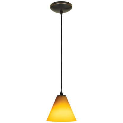 1 Light Corded Pendant