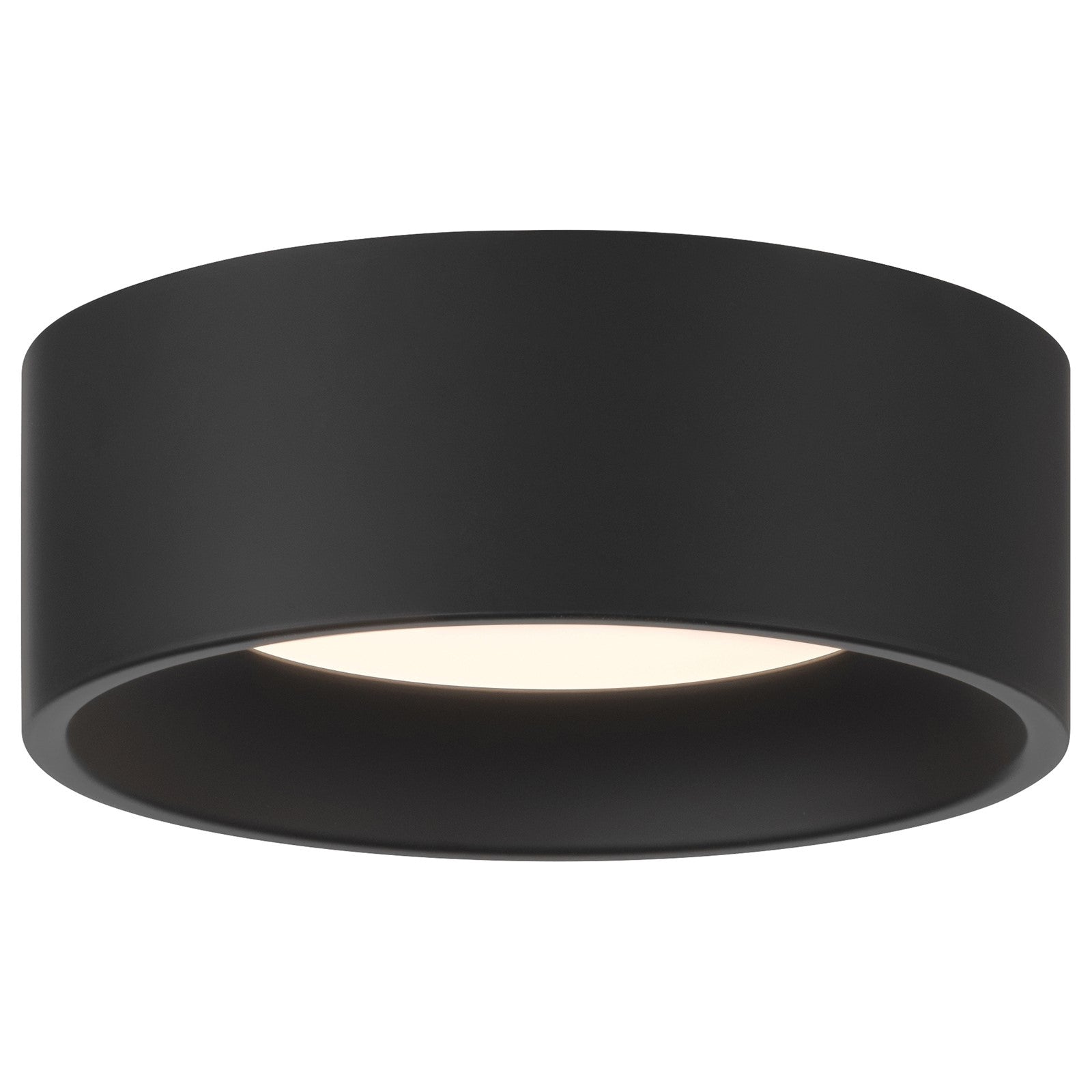 Access Bongo 5CCT LED Flush Mt, 2"H, Black/Acrylic Lens