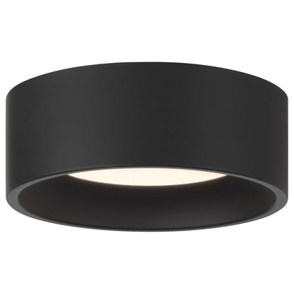 Access Bongo 5CCT LED Flush Mt, 2"H, Black/Acrylic Lens