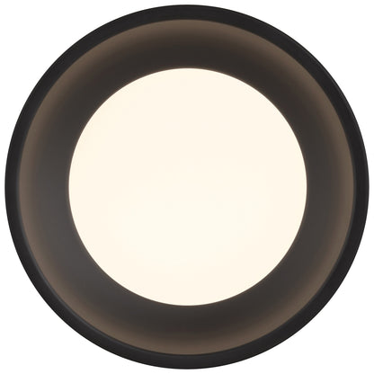 Access Bongo 5CCT LED Flush Mt, 2"H, Black/Acrylic Lens