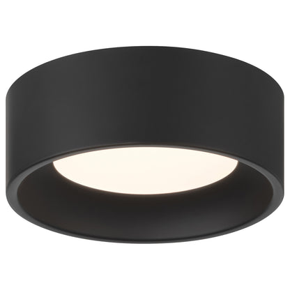 Access Bongo 5CCT LED Flush Mt, 2"H, Black/Acrylic Lens