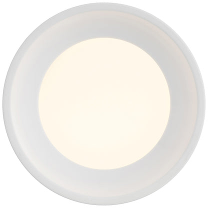 Access Bongo 5CCT LED Flush Mt, 2"H, White/Acrylic Lens