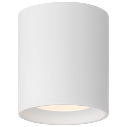 Access Bongo 5CCT LED Flush Mt, 6"H, White/Acrylic Lens