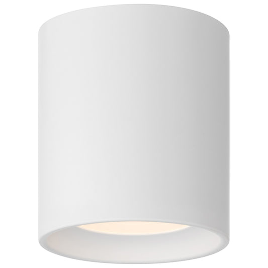 Access Bongo 5CCT LED Flush Mt, 6"H, White/Acrylic Lens